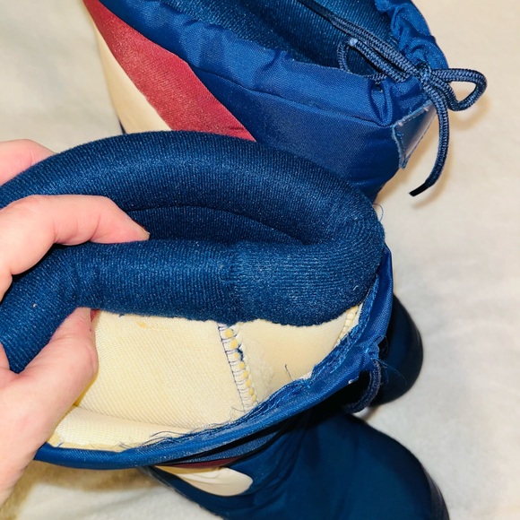 Vintage Colorblock Snow Moon Puffer Boots sz 9 - Picture 7 of 12